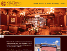 Tablet Screenshot of oldtownrestaurant.com